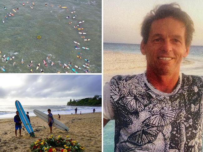 Grieving family, friends pay touching tribute to beloved surfer