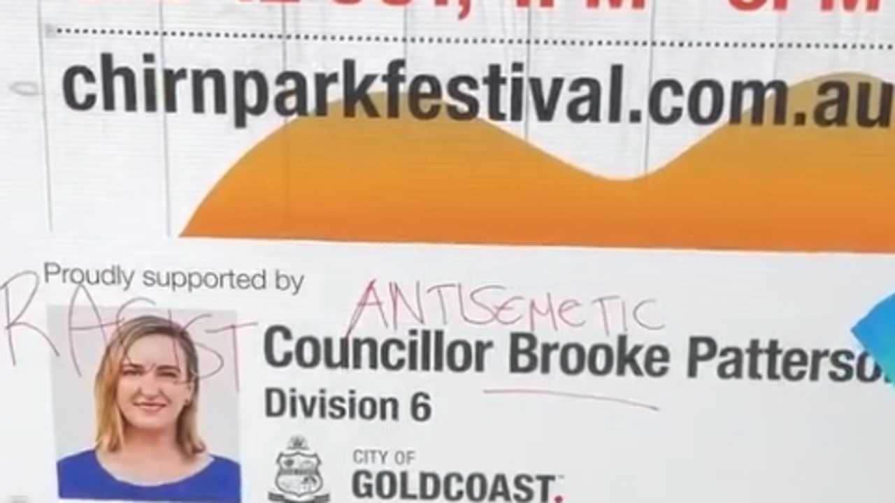 Southport councillor Brooke Patterson says she is facing a lot of "hate mail" after supporting a sister city relationship with a city in Israel.