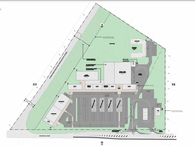 Plans for a new shopping precinct in Agnes Water. PHOTO: Contributed