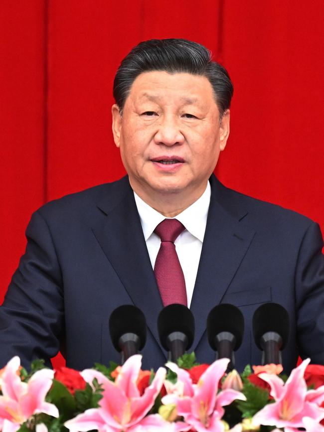 Chinese President Xi Jinping. Picture: Li Xiang/Xinhua via Getty Images