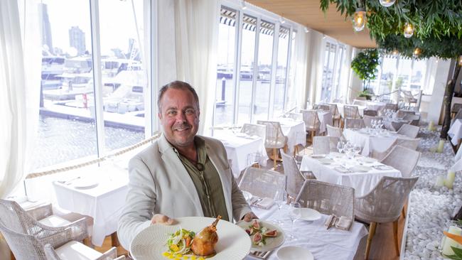 La Luna Beach Club at Marina Mirage. Owner Pat Gennari. Picture: Jerad Williams