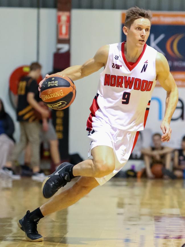 Daniel Webber scored 21 points for Norwood. Picture: Rod Patterson