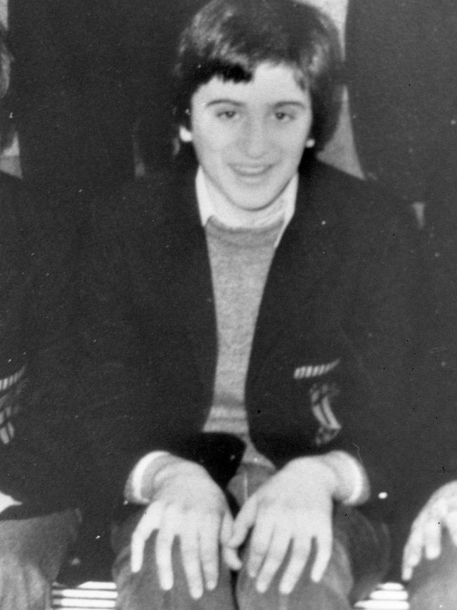 Frank Vitkovic during his school days.