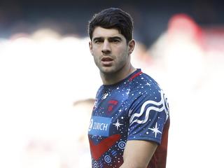 MELBOURNE, AUSTRALIA - APRIL 02: Christian Petracca of the Demons looks on before the round three AFL match between Melbourne Demons and Sydney Swans at Melbourne Cricket Ground, on April 02, 2023, in Melbourne, Australia. (Photo by Daniel Pockett/Getty Images)