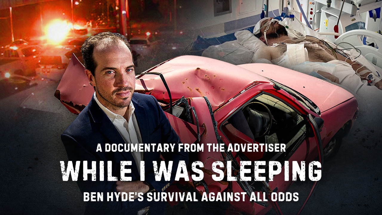 While I Was Sleeping trailer – Adelaide car crash survivor Ben Hyde