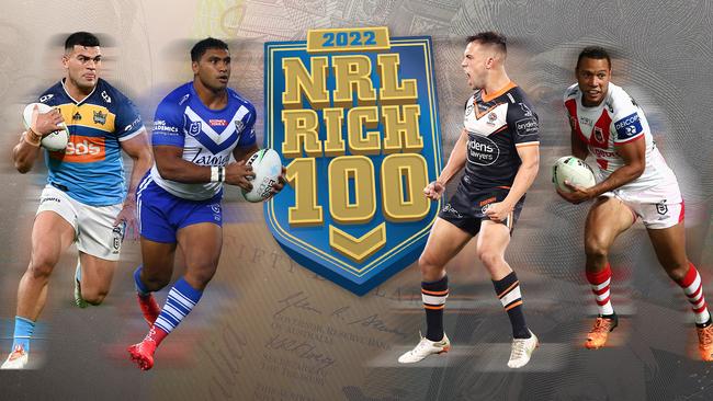 David Fifita, Tevita Pangai Jnr, Luke Brooks and Moses Mbye are among the Rich 100 fails.