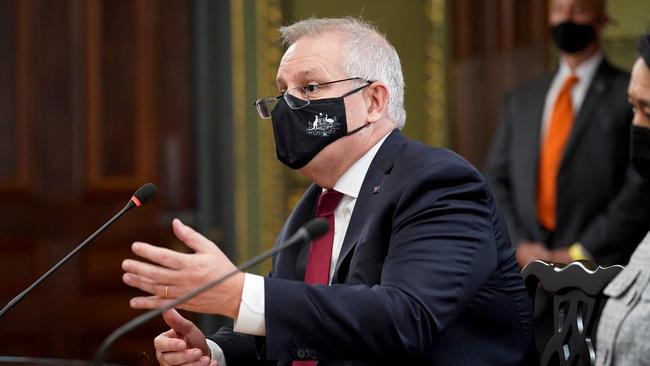 Scott Morrison says he is always open to a call from President Xi Jinping. Picture: Patrick Semansky/AFP