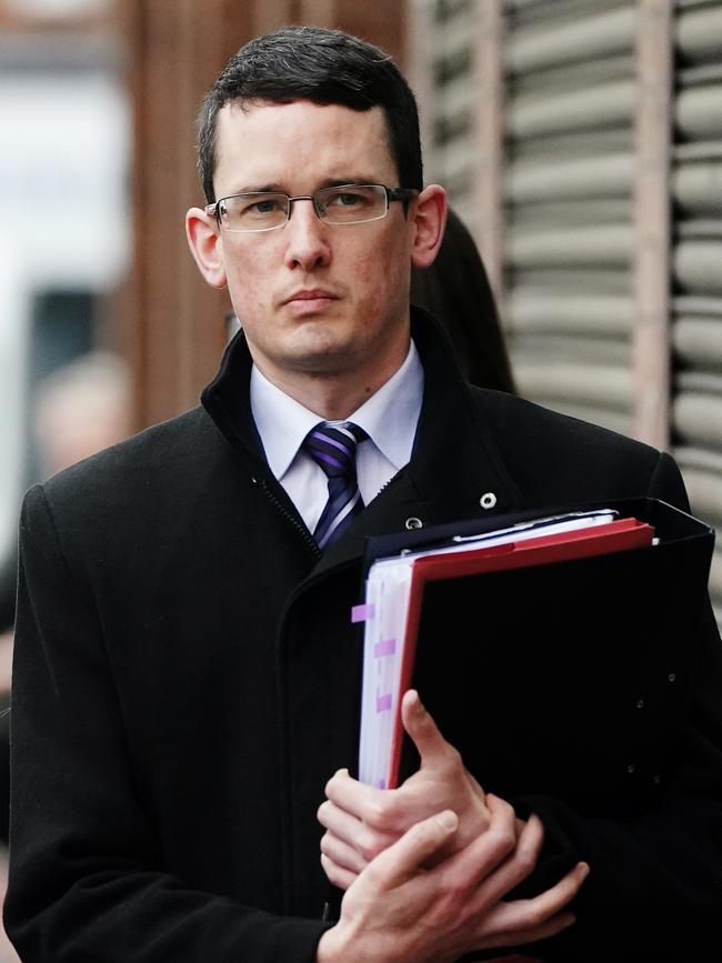 Burke arrives at Dublin’s Court of Appeal on February 16, 2023. Picture: Brian Lawless/PA Images via Getty Images