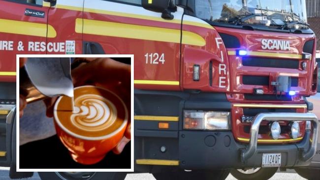 Ipswich CBD cafe Dancing Bean Roastery will beÂ "opening later" than usual on Tuesday after a coffee machine burst into flames.Â