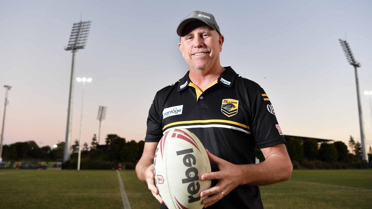 Sunshine Coast Falcons head coach Brad Henderson. Picture: Patrick Woods.