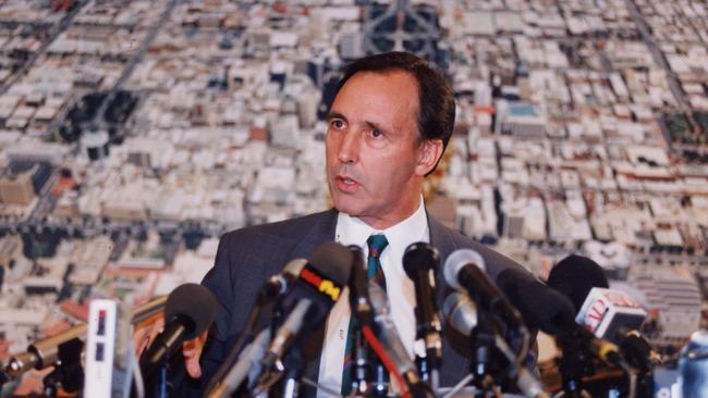 Paul Keating speaking during the 1993 federal election campaign.