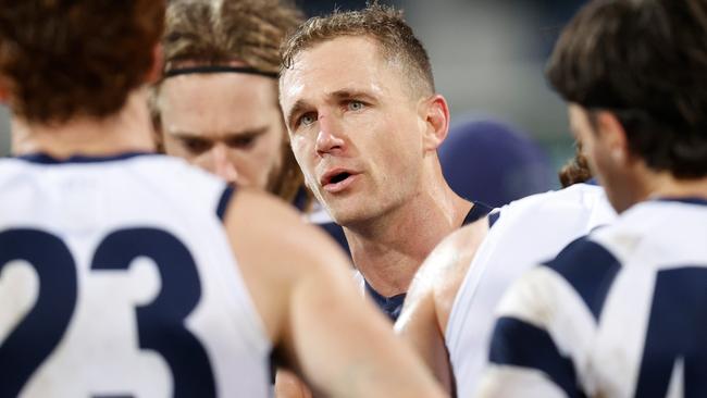 Joel Selwood has signed on to play another season. Picture: Getty Images