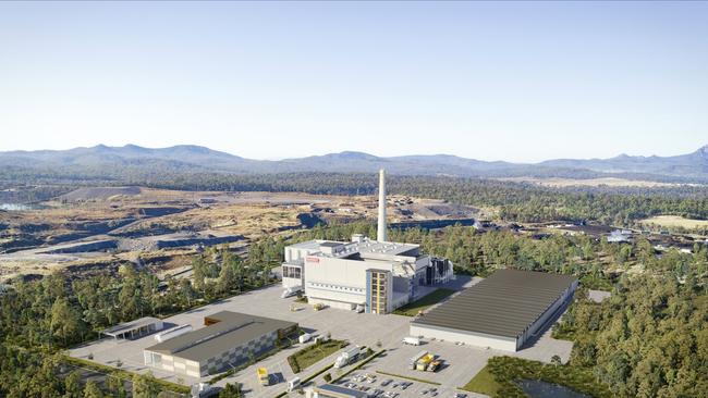 $400 million waste energy plant renders for the landfill site in the old swanbank power precinct