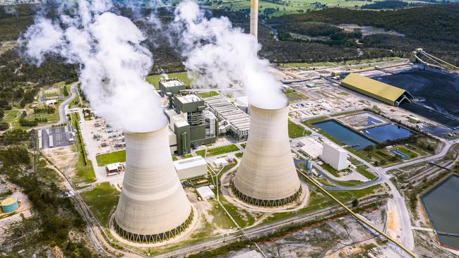 The Mount Piper coal-fired power station at Portland in NSW.