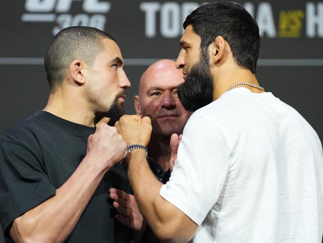 Whittaker fights Khamzat Chimaev at UFC 308 this weekend. Picture: Chris Unger/Zuffa LLC