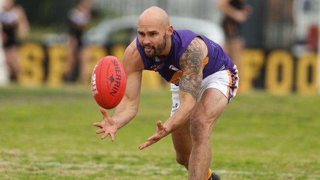 Steve Kennedy in action for Altona in the WRFL. Picture: Local Legends Photography