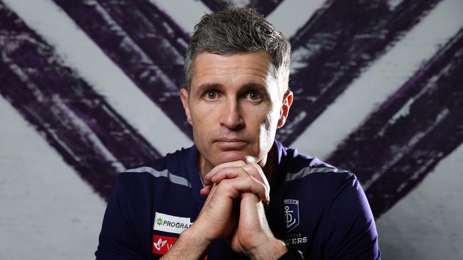 Justin Longmuir, coach of the Fremantle Dockers.