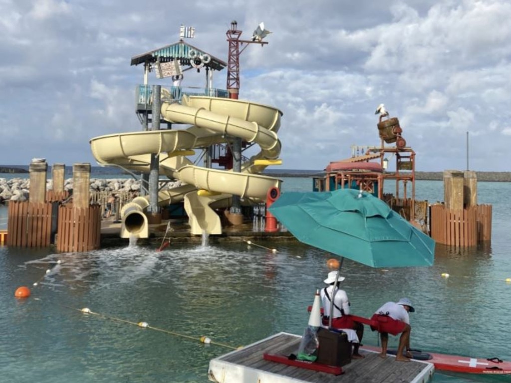 There is enough to keep kids occupied with rides and slides. Picture: Kara Godfrey/The Sun
