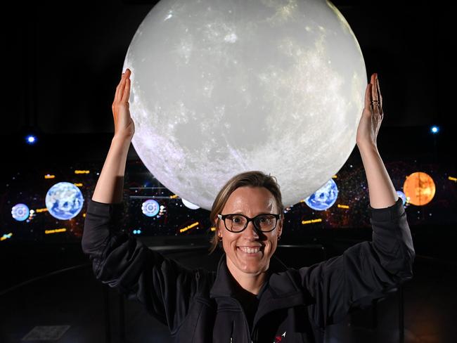 22/6/21. Program Director for the Moon to Mars demonstration feasibility project for AROSE,  Sarah Cannard at the University Galley at MOD. Picture: Keryn Stevens