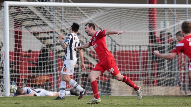 Campbelltown City attacker Alex Mullen has been a top player this season. Picture: Adam Butler.