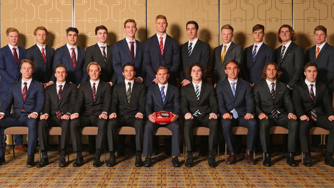 Class of 2016: 20 of the 23 2016 NAB AFL Rising Star nominees. Picture: Getty