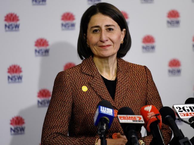 NSW Premier Gladys Berejiklian has confirmed the easing of restrictions. Picture: AAP