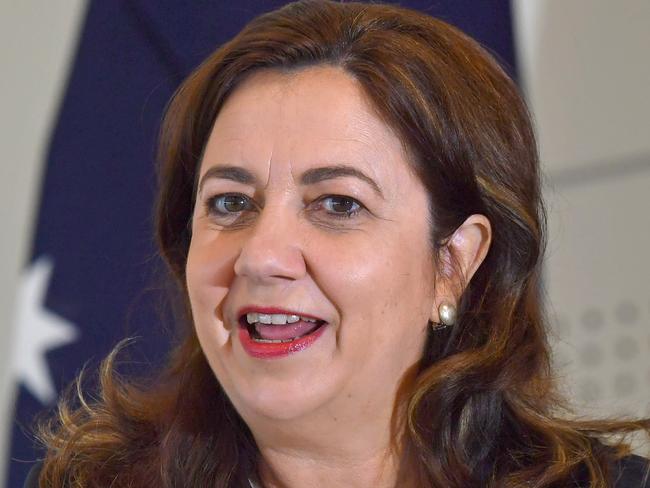 Premier Annastacia Palaszczuk Covid-19 press conference in Brisbane.Thursday November 11, 2021:  Picture, John Gass