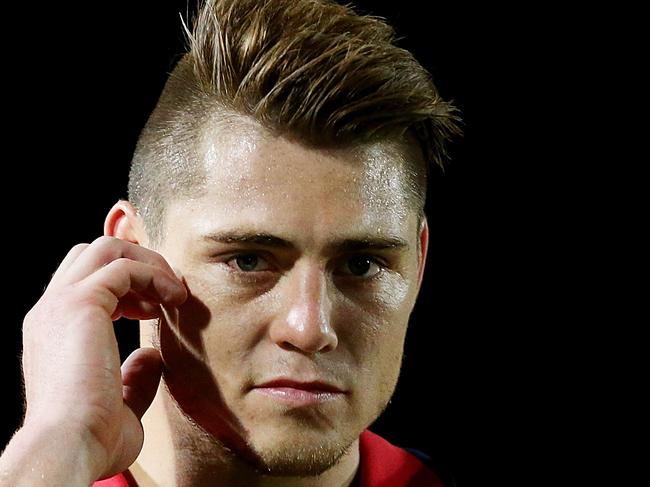 CAIRNS, AUSTRALIA - JANUARY 31: James O'Connor of the Reds looks on from the sideline during the Super Rugby trial match between the Queensland Reds and the Melbourne Rebels at Barlow Park on January 31, 2015 in Cairns, Australia. (Photo by Chris Hyde/Getty Images)