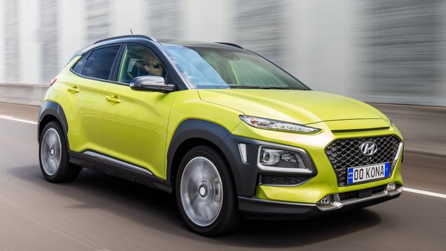 The Hyundai Kona is sharply styled. Pic: Supplied.