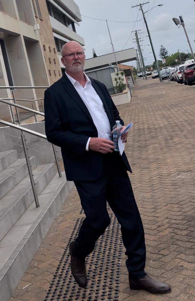 Matthew James Cooper is accused of choking his wife, the former CEO of North Burnett Regional Council, Rachel Cooper.