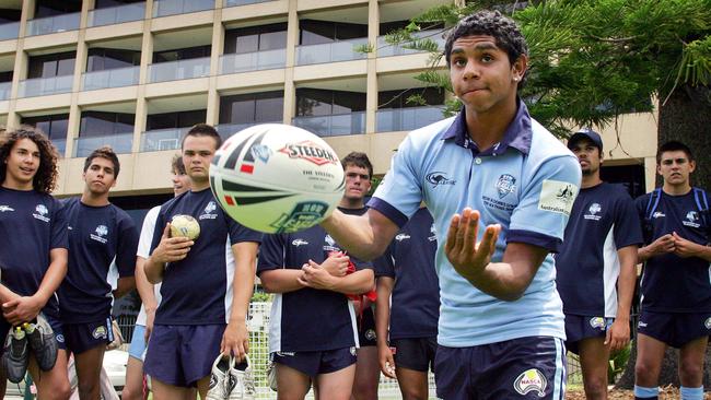 Kelly as the U16 captain for the NSW Koori team.