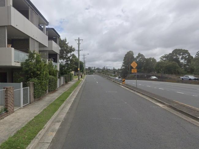 A woman has died following a balcony fall on  James Ruse Dr in Rosehill.