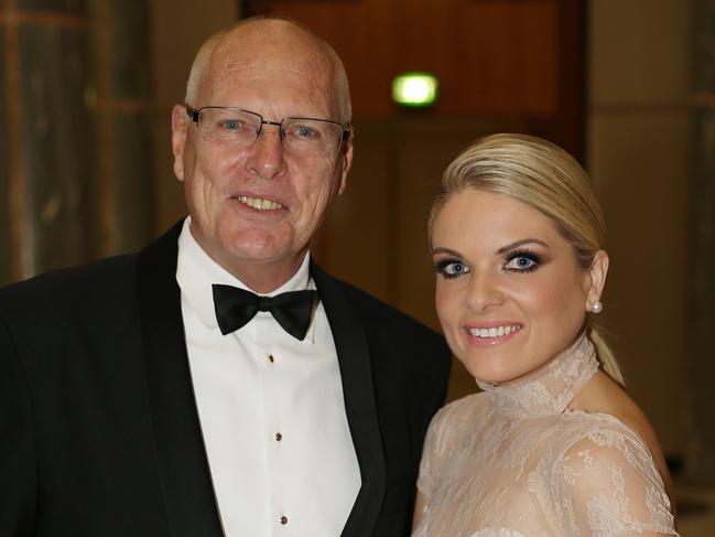 Jim Molan with his daughter Erin: Tributes have been pouring in for Mr Molan following his death. Picture: Gary Ramage