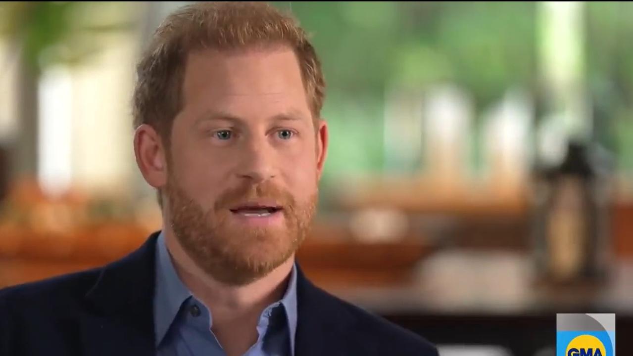 Prince Harry on Good Morning America.