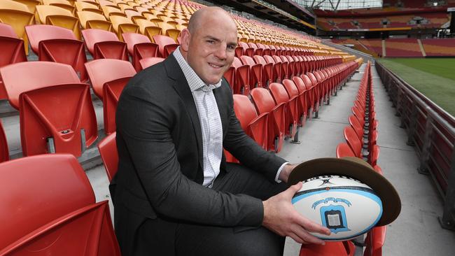 Stephen Moore at Suncorp Stadium.