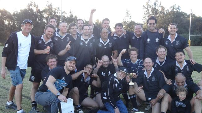 Jan Tricker (front row, middle) with her Manly Savers team.