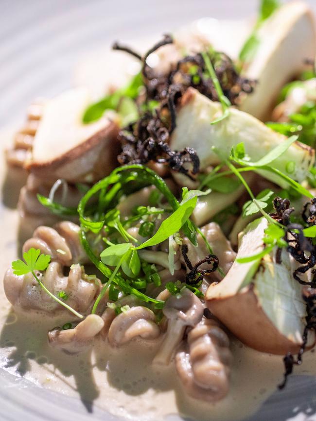 Buckwheat dumplings.