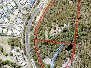 Aerial view of the proposed site for a retirement village at Tannum Sands Rd. Picture: Contributed