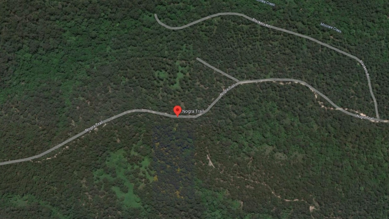 The bushland track at Nogra Trail is popular with bike riders and walkers.
