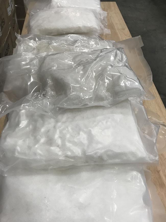 A series of meth imports into Australia in 2020 were uncovered by the AFP's Operation Ironside.