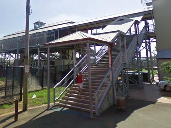 Susan M Hall, 56, allegedly exposed herself to a young family at St Marys train station. She will fight the charges. Picture: Google.