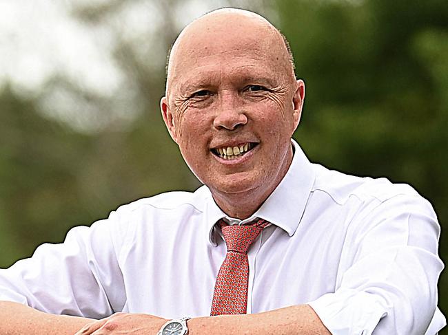 11/11/2021: Federal Defence Minister Peter Dutton, in quarantine on his farm north west of Brisbane. Dutton was elected to Parliament 20 years ago. Lyndon Mechielsen/The Australian