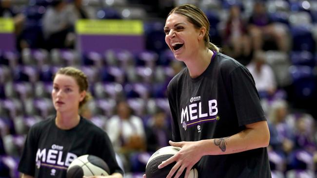 Cayla George is the Boomers’ captain.