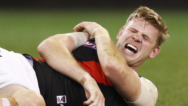 Michael Hurley is being considered for Essendon’s first game of the Marsh Series after off-season shoulder surgery.