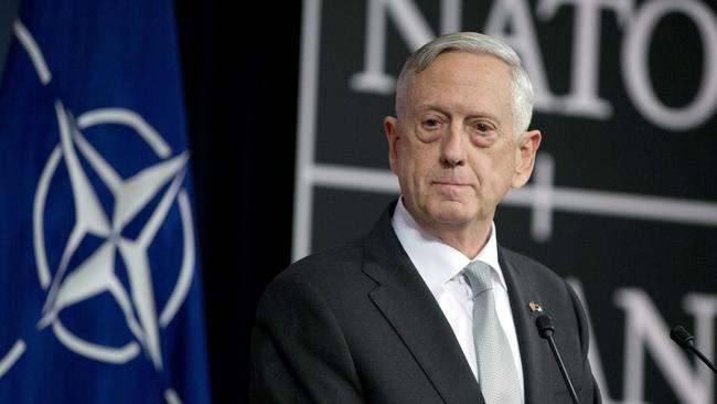 US Secretary for Defense Jim Mattis.