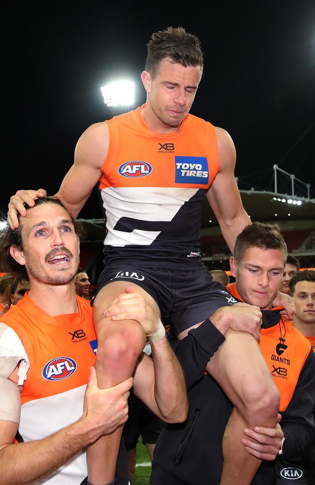 Brett Deledio’s move to GWS didn’t work out for the Giants, or Deledio. Picture. Phil Hillyard