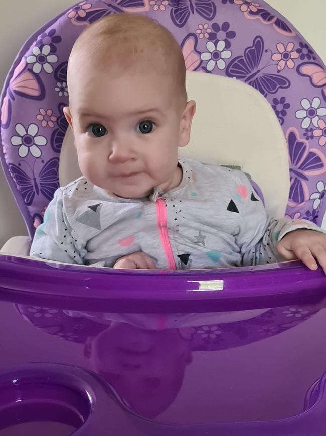 Tassie's Cheekiest Bubs 2020 | Layla Rose Carr, 5 mths old I think she deserves it as she's the most cutest cheekiest little thing and she sleeps all night has since 2 mths old love my number 5 baby soooo much. Photo: Jacinta Carr