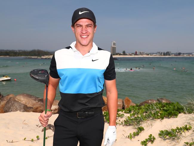 Big-hitting Cameron Champ cannot wait to take on Royal Pines. Picture: Getty Images