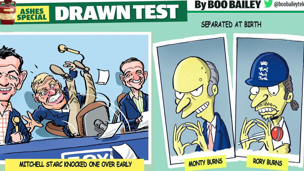 Boo Bailey’s take on the first Test of the Ashes series.