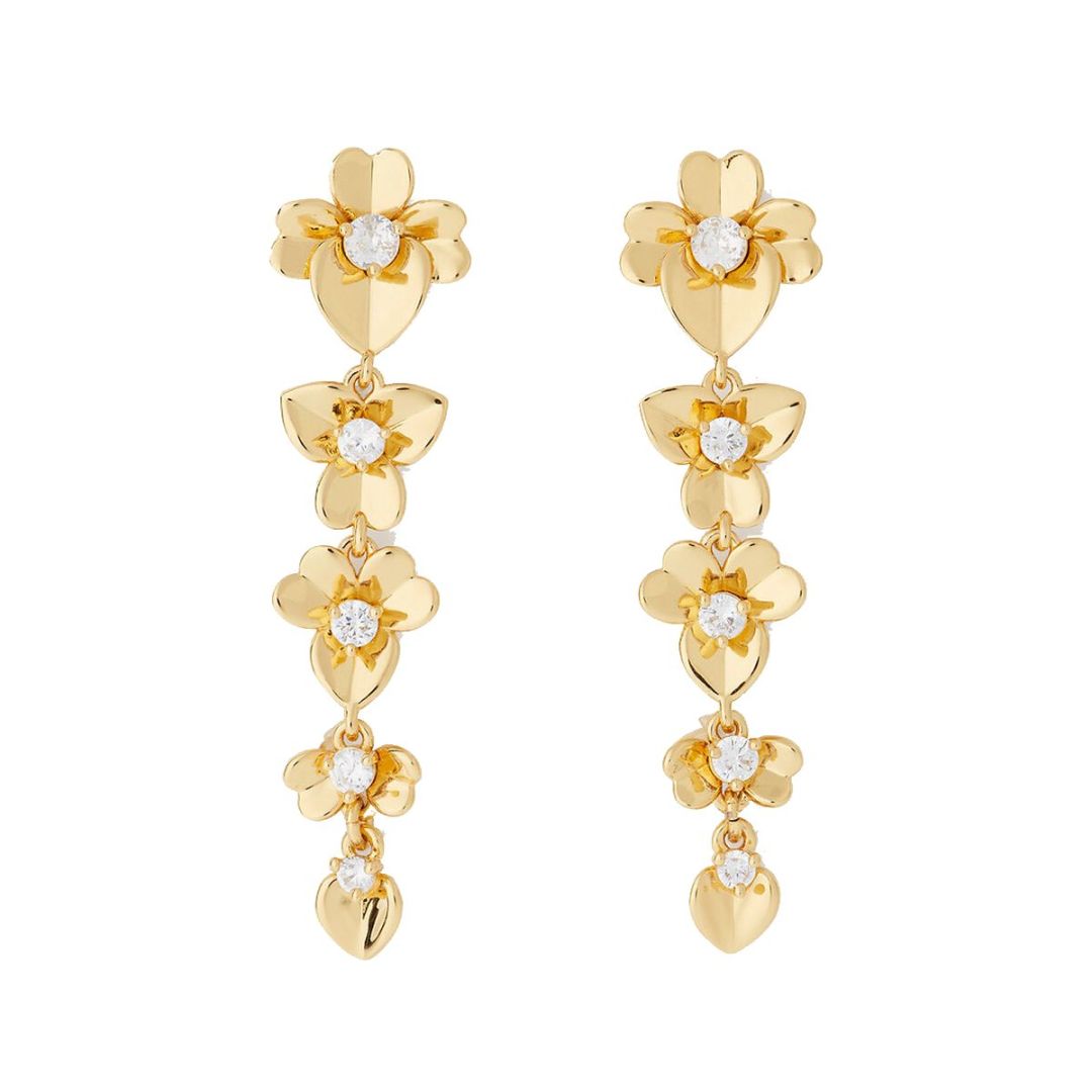 <p><strong>Kate Spade Precious Pansy earrings</strong></p><p class="button-common"><a title="Shop now for $179" href="https://katespade.com.au/product/precious-pansy-linear-earrings/KI035700.html" target="_blank" data-cta="Shop now for $179" data-editable="true">Shop now for $179</a></p>